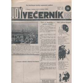 Rudý večerník (5.5.1928) - staré noviny, 1. republika