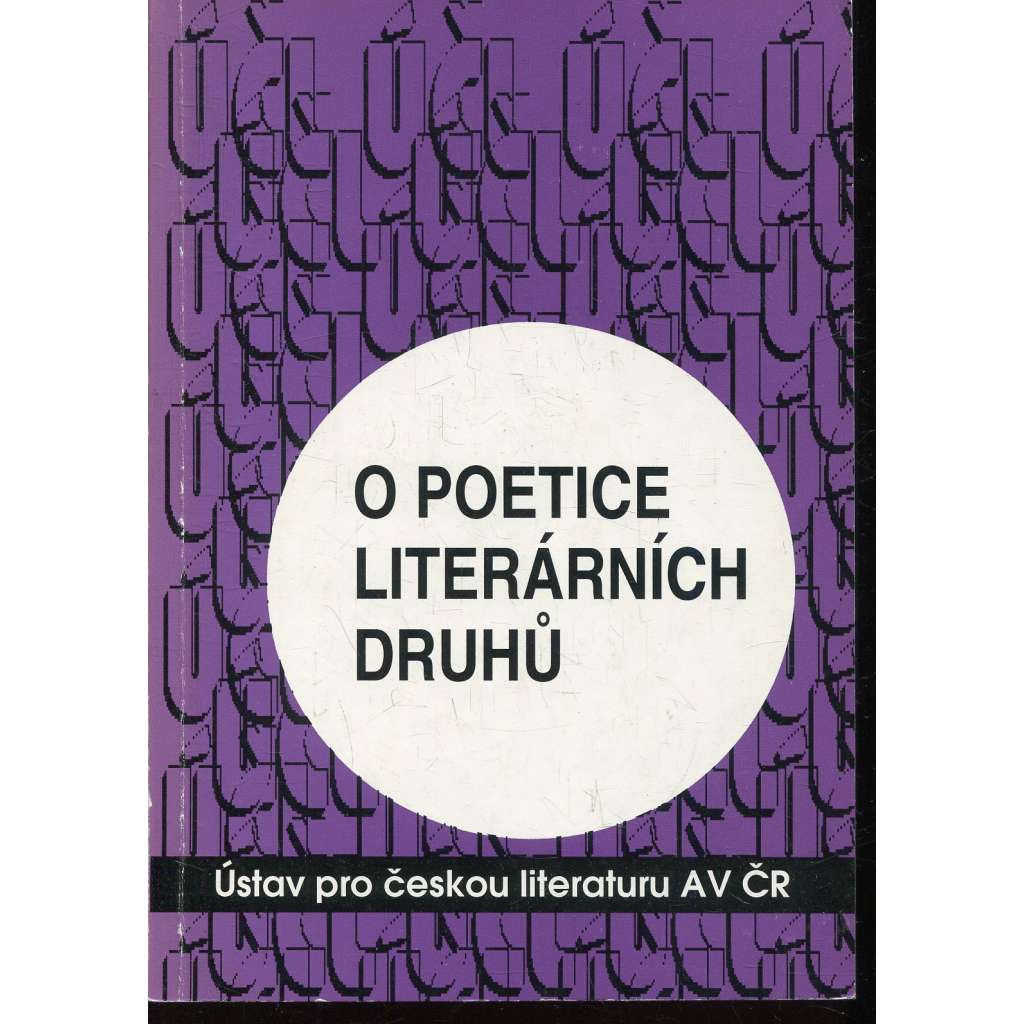 O poetice literárních druhů