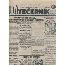 Rudý večerník (3.9.1928) - staré noviny, 1. republika