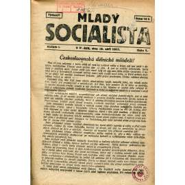 Mladý socialista, ročník I./1917-1918. List československé sociálně demokratické mládeže (není kompletní)