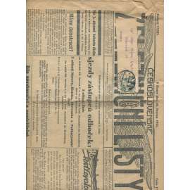 Československé železniční listy, ročník XXXII, číslo 17/1931 (1. republika, staré noviny, železnice)