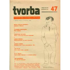 Tvorba – Týdeník pro kulturu a politiku, ročník XV., číslo 47 (20.11.1946)