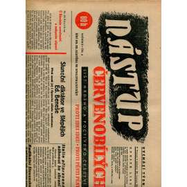 Nástup červenobílých - List hrdého češství, ročník II., č. 3/1940 [kolaborace, Protektorát] - noviny