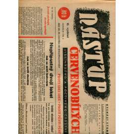 Nástup červenobílých - List hrdého češství, ročník II., č. 4/1940 [kolaborace, Protektorát] - noviny