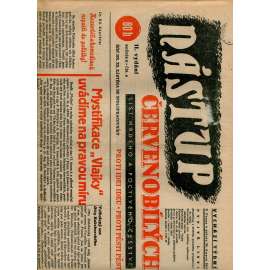 Nástup červenobílých - List hrdého češství, ročník II., č. 8/1940 [kolaborace, Protektorát] - noviny