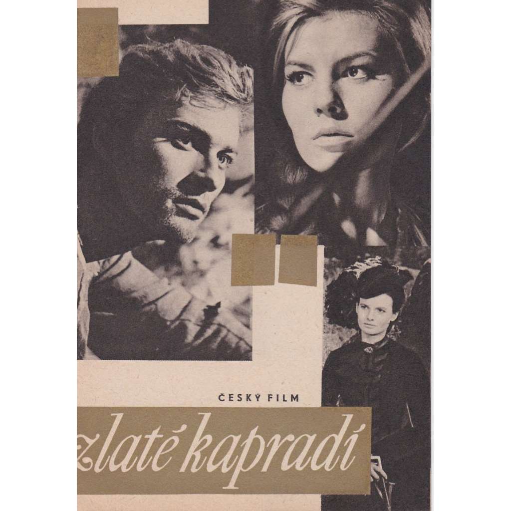 Zlaté kapradí. Bio-program v obrazech. Filmový prospekt z kina. (režie Jiří Weiss, hrají V. Olmer, F. Smolík, J. Vojta)