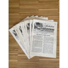 Svobodné Československo, ročník XXXI., čísla 1-3 a 6-12/1969-1970 / Free Czechoslovakia (exil, USA, časopis, noviny)