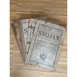 Svojan, ročník I., číslo 1-4/1894-1895. Krajanský list (USA, Chicago, exil, časopis, noviny)