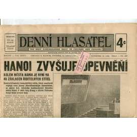 Denní hlasatel, ročník LXXIV, číslo 197/1965 (noviny, exil, Chicago)