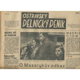 Ostravský dělnický deník, ročník 226 (26.9.1937) - 1. republika, staré noviny - Ostrava