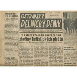 Ostravský dělnický deník, ročník 206 (3.9.1937) - 1. republika, staré noviny - Ostrava