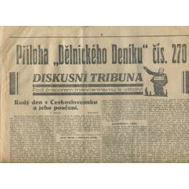 Příloha Dělnického deníku číslo 270 (1. republika, staré noviny, komunistická literatura) - Ostrava