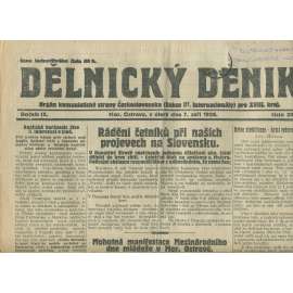 Dělnický deník, ročník IX., číslo 207/1926 (1. republika, staré noviny) - Ostrava