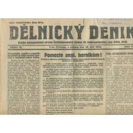 Dělnický deník, ročník IX., číslo 217/1926 (1. republika, staré noviny) - Ostrava
