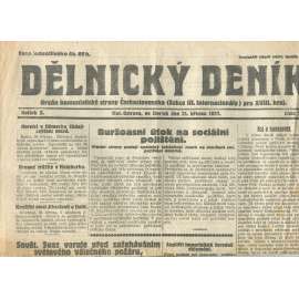 Dělnický deník, ročník X., číslo 75/1927 (1. republika, staré noviny) - Ostrava