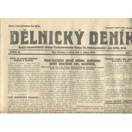 Dělnický deník, ročník X., číslo 76/1927 (1. republika, staré noviny) - Ostrava