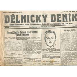 Dělnický deník, ročník X., číslo 130/1927 (1. republika, staré noviny) - Ostrava