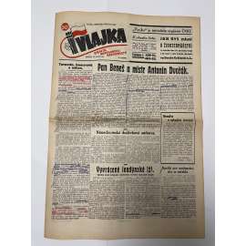 Vlajka, ročník IX., číslo 147/1939. Deník nového národovectví (noviny, kolaborace, Protektorát)
