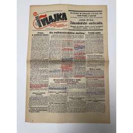 Vlajka, ročník IX., číslo 117/1939. Deník nového národovectví (noviny, kolaborace, Protektorát)