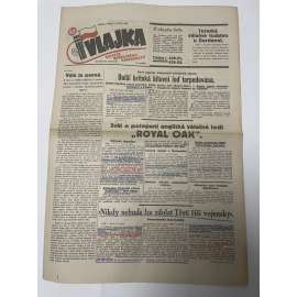 Vlajka, ročník IX., číslo 98/1939. Deník nového národovectví (noviny, kolaborace, Protektorát)