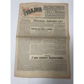 Vlajka, ročník XII., číslo 5/1942. Deník nového národovectví (noviny, kolaborace, Protektorát)