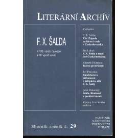 Literární archiv - Sborník č. 29/1997. F. X. Šalda