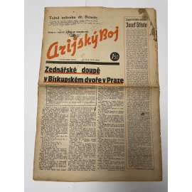 Arijský boj, ročník II., číslo 47/1941 - Ústřední list protižidovské ligy [časopis kolaborantů, nacismus, antisemitismus, protižidovské, Židé]