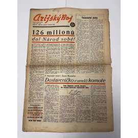 Arijský boj, ročník IV., číslo 45/1943 - Ústřední list protižidovské ligy [časopis kolaborantů, nacismus, antisemitismus, protižidovské, Židé]