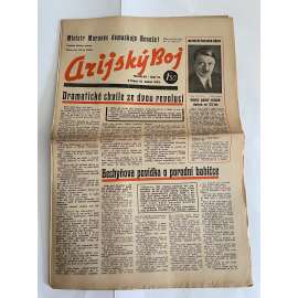 Arijský boj, ročník III., číslo 15/1942 - Ústřední list protižidovské ligy [časopis kolaborantů, nacismus, antisemitismus, protižidovské, Židé]