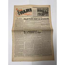 Vlajka, ročník XII., číslo 59/1942. Deník nového národovectví (noviny, kolaborace, Protektorát)
