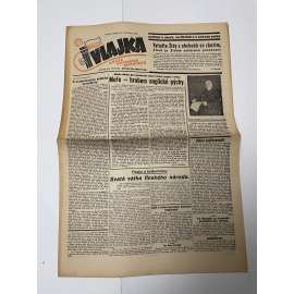 Vlajka, ročník XII., číslo 57/1942. Deník nového národovectví (noviny, kolaborace, Protektorát)