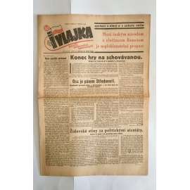 Vlajka, ročník XII., číslo 48/1942. Deník nového národovectví (noviny, kolaborace, Protektorát)