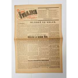 Vlajka, ročník XII., číslo 32/1942. Deník nového národovectví (noviny, kolaborace, Protektorát)