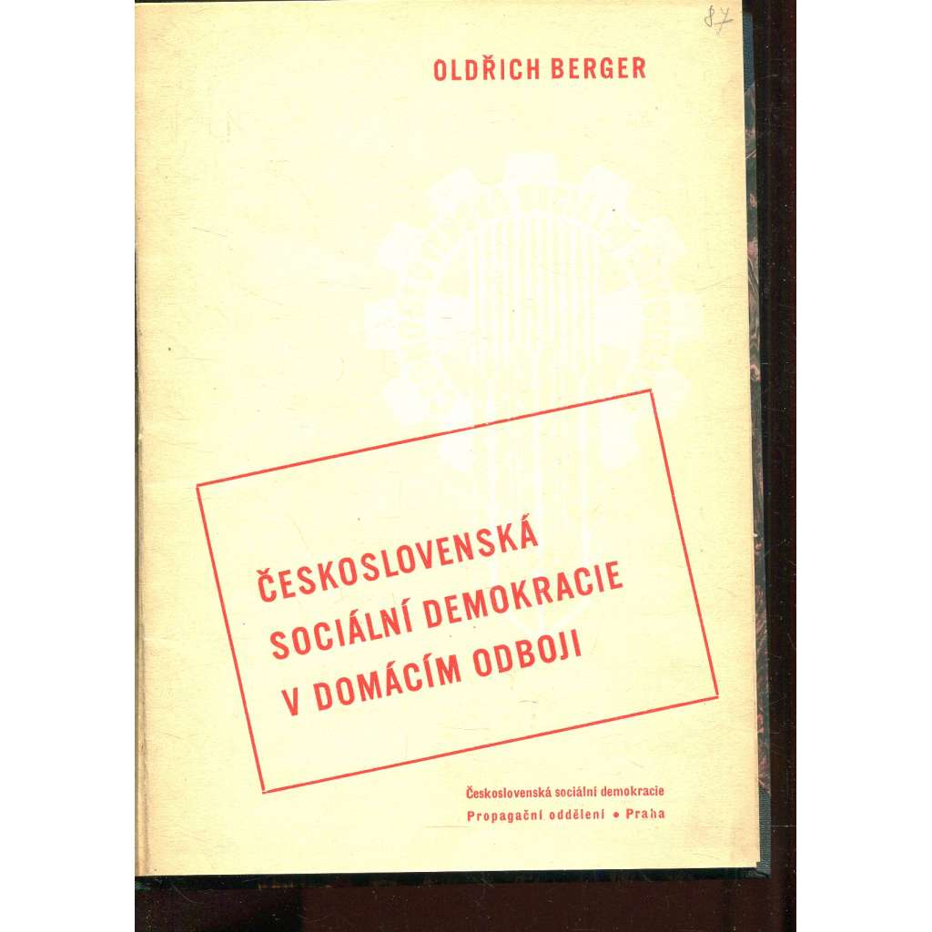 Československá sociální demokracie v domácím odboji
