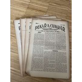 Pekař a cukrář, ročník XXXIV., číslo 1-26/1923. Časopis československého dělnictva pekařského, cukrářského a příbuzných odborů (noviny) - kompletní ročník