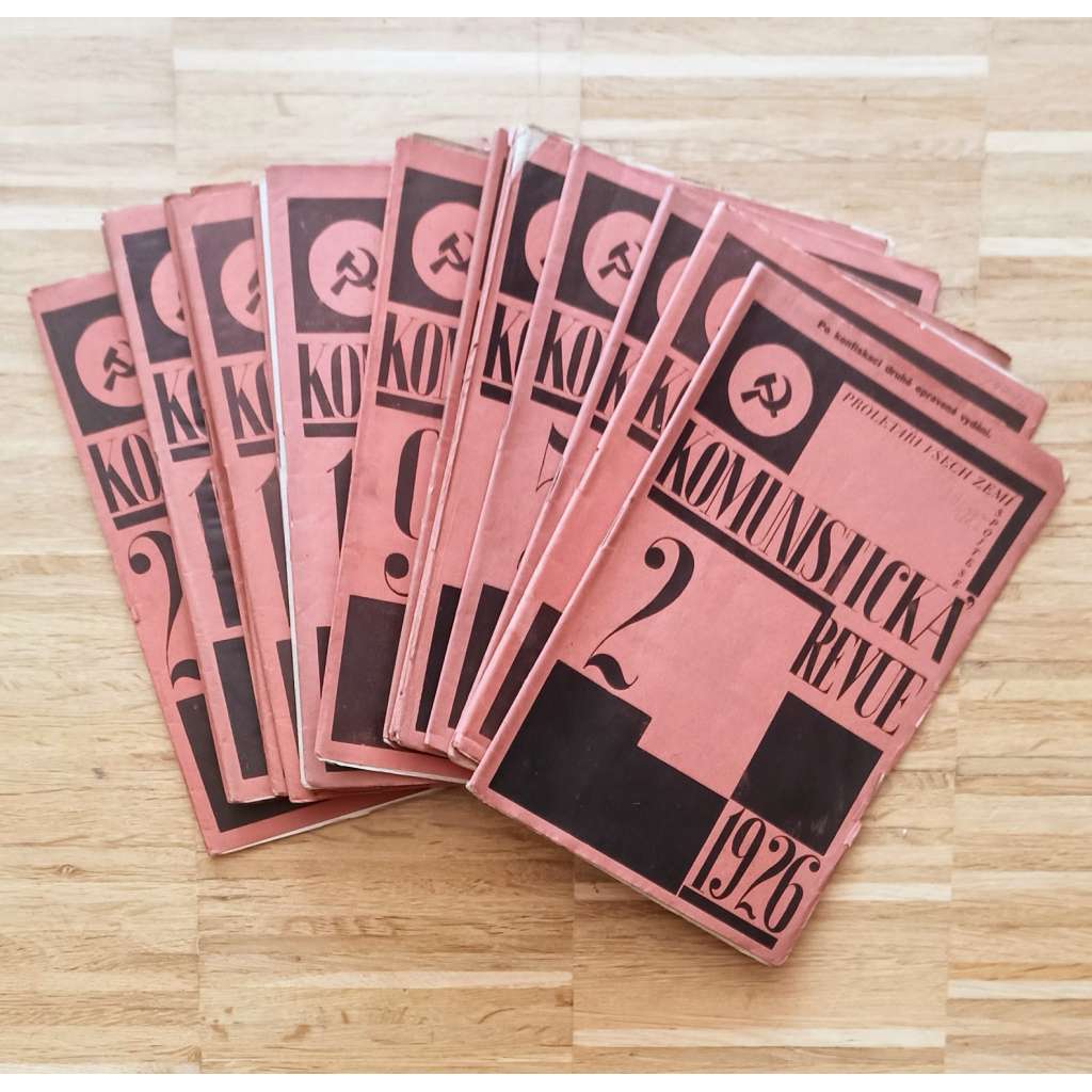 Komunistická revue, ročník III., číslo 2-12, 14-18 a 20-24/1926 (komunistická literatura) - není komplet