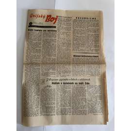 Arijský boj, ročník V., číslo 50/1944 - Ústřední list protižidovské ligy [časopis kolaborantů, nacismus, antisemitismus, protižidovské, Židé]