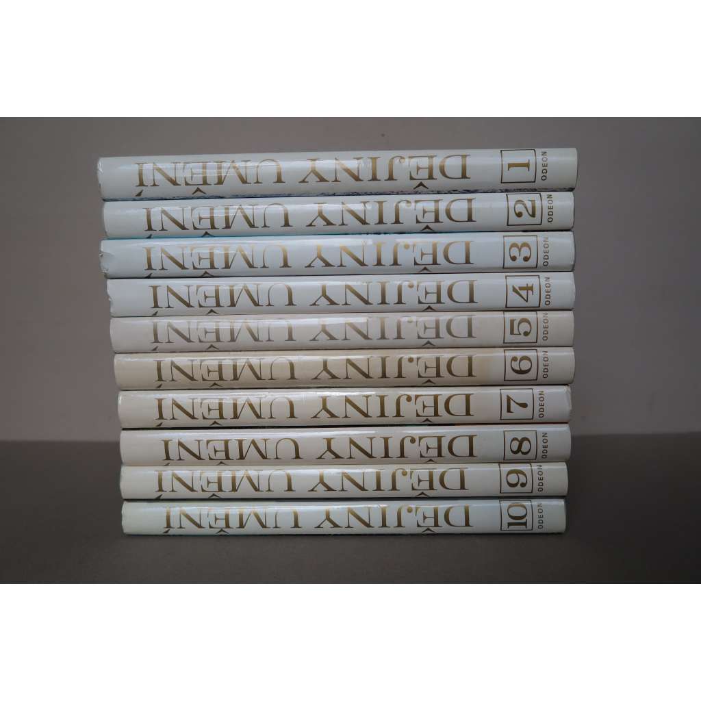 DĚJINY UMĚNÍ -KOMPLET 10 svazků- PIJOAN [architektura sochařství malba, sochy stavby obrazy; pravěk, starověk, antika - Egypt, antické Řecko a Řím; byzantské umění, románský sloh, gotika renesance baroko, klasicismus, historismy]