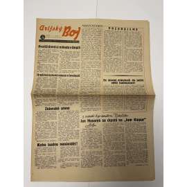 Arijský boj, ročník V., číslo 45/1944 - Ústřední list protižidovské ligy [časopis kolaborantů, nacismus, antisemitismus, protižidovské, Židé]