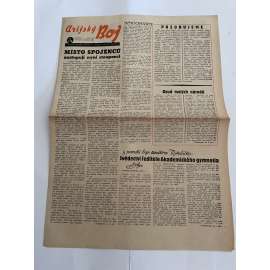 Arijský boj, ročník V., číslo 44/1944 - Ústřední list protižidovské ligy [časopis kolaborantů, nacismus, antisemitismus, protižidovské, Židé]