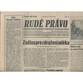 Rudé právo (2.2.1938) - 1. republika, staré noviny