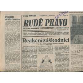 Rudé právo (3.2.1938) - 1. republika, staré noviny
