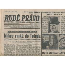 Rudé právo (3.3.1937) - 1. republika, staré noviny