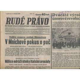 Rudé právo (12.3.1937) - 1. republika, staré noviny