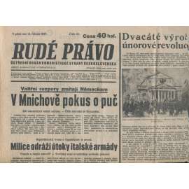 Rudé právo (12.3.1937) - 1. republika, staré noviny