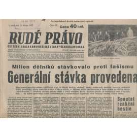 Rudé právo (19.3.1937) - 1. republika, staré noviny