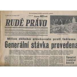 Rudé právo (19.3.1937) - 1. republika, staré noviny