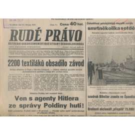 Rudé právo (24.3.1937) - 1. republika, staré noviny