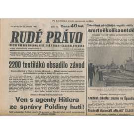 Rudé právo (24.3.1937) - 1. republika, staré noviny