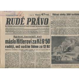 Rudé právo (25.3.1937) - 1. republika, staré noviny